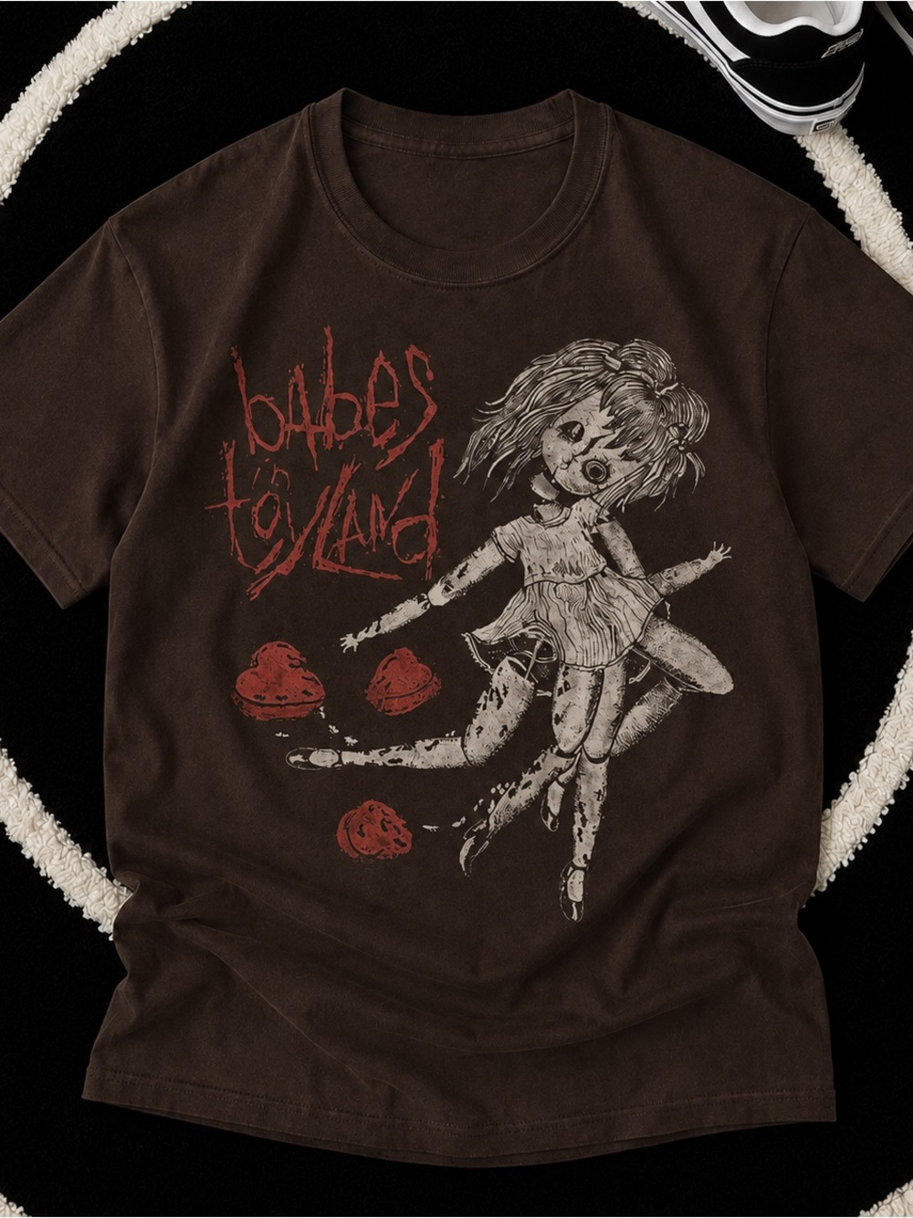 Babes in Toyland Doll Shirt, Punk Rock Graphic Tee with Doll Print - Unisex
